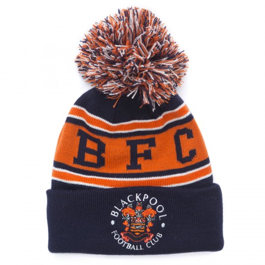 USA Football Style Bobble Hat Navy Adult