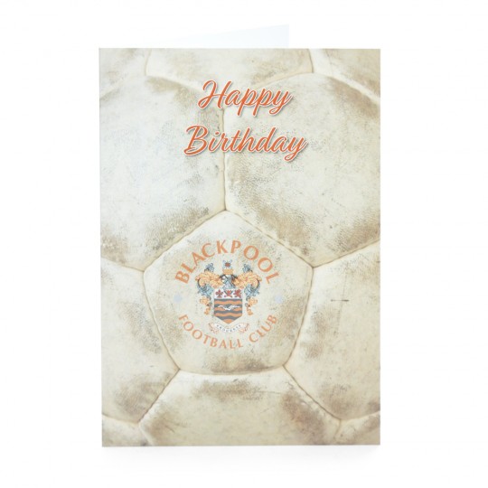 Birthday Football Card
