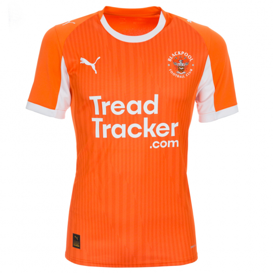 Tangerine Tie with Tower Logo