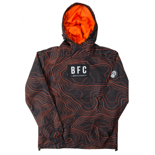 Tangerine and Black Striped Tie