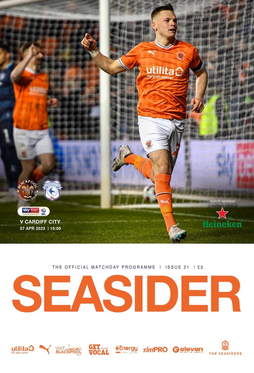 Programme Blackpool v Cardiff City