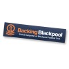 Window Sticker Backing Blackpool Navy