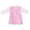 Baby Girl Pinney Set Pink and White