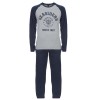 Fairbourne Adult Pyjamas Navy and Grey Pants