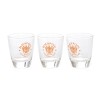 Shot Glass Set Of 3 With Crest
