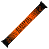 Black and Tangerine BFC Scarf