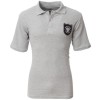 Adult Polo Shield Crest Grey