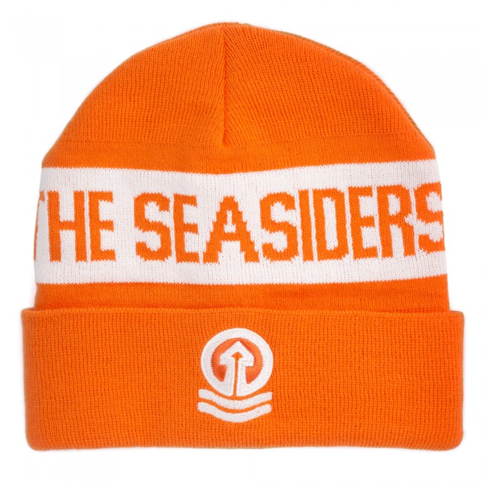 Tangerine Seasider Tower Beanie Hat