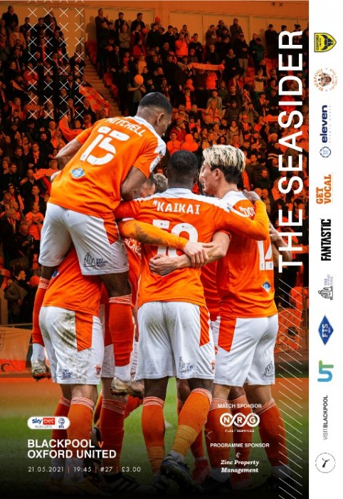 Blackpool v Oxford Play Off Programme
