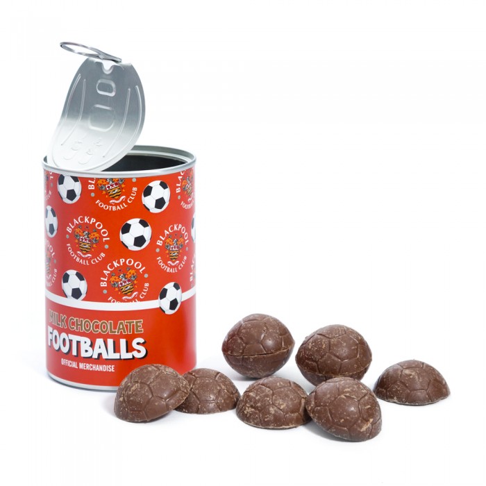 Chocolate Footballs Tin