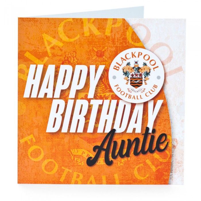 Birthday Auntie Card