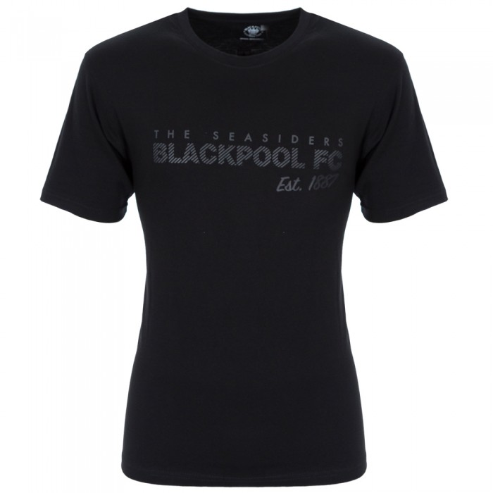 Dalton Black Out Text T Shirt