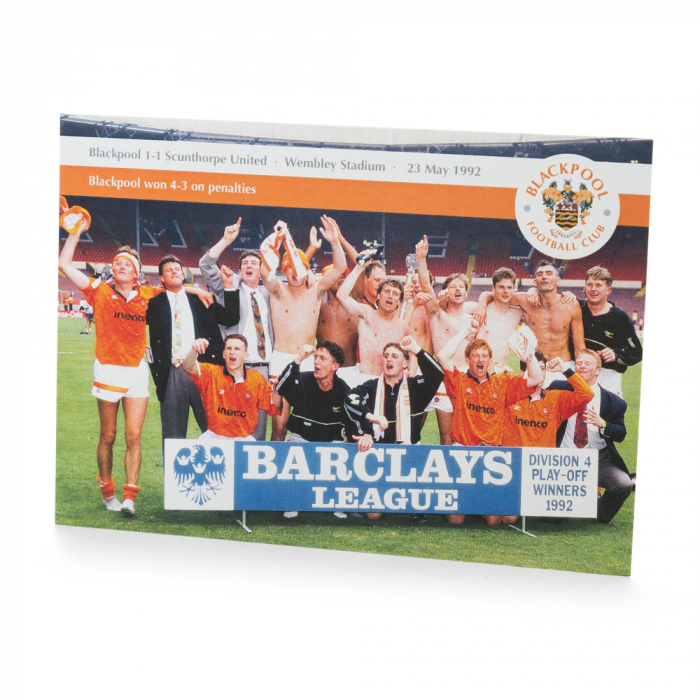 Postcard Football Play Off 1992