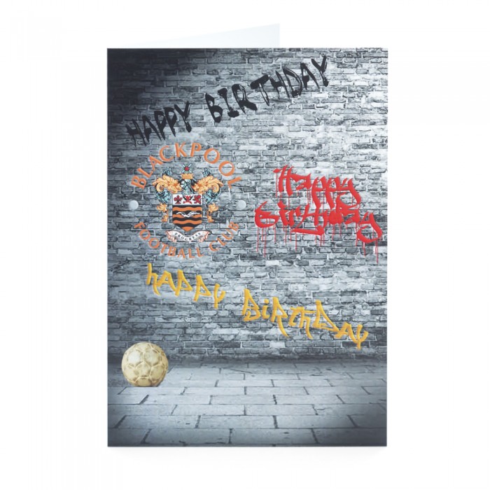 Happy Birthday Graffiti Card