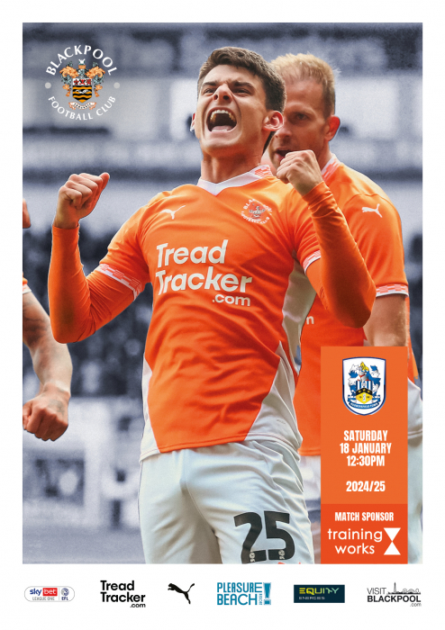 Programme Blackpool v Huddersfield Town FC