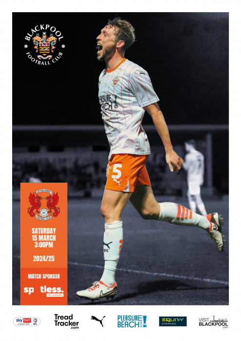 Programme Blackpool v Leyton Orient FC
