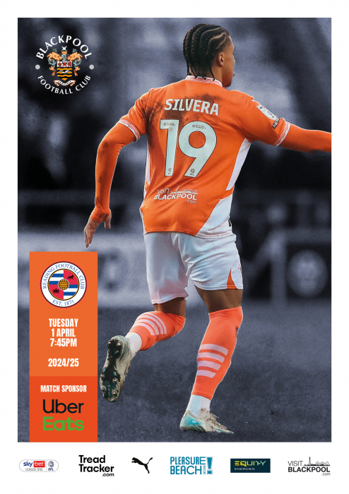 Programme Blackpool v Reading FC