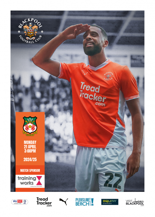 Programme Blackpool v Wrexham AFC