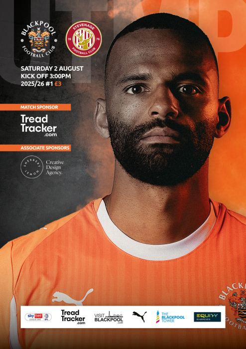 Programme Blackpool v Stevenage FC