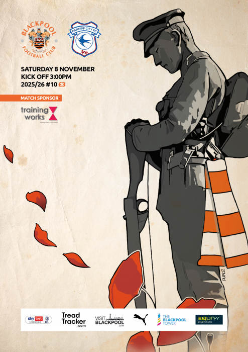 Programme Blackpool FC v Cardiff City FC