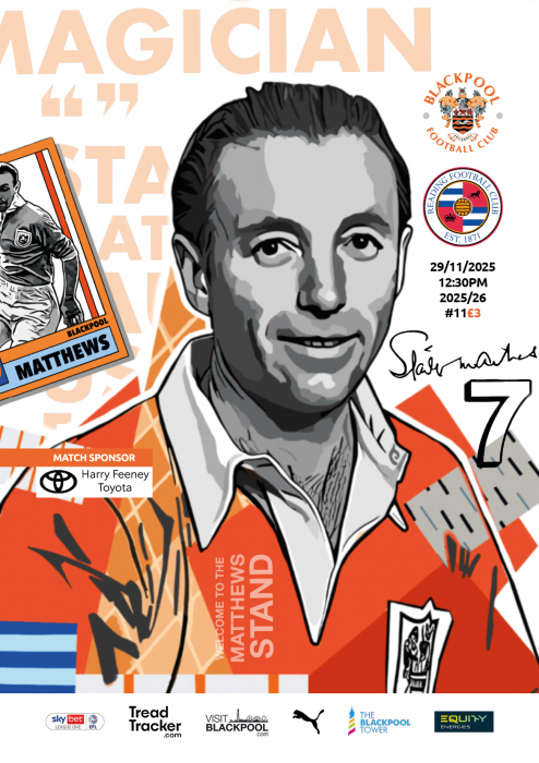 Programme Blackpool FC v Reading FC