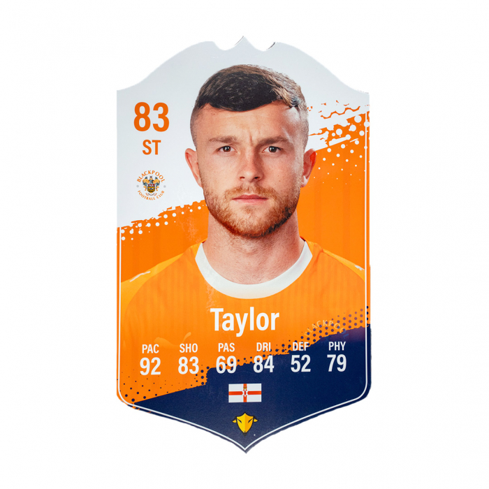 Taylor A3 Player Card 25-26