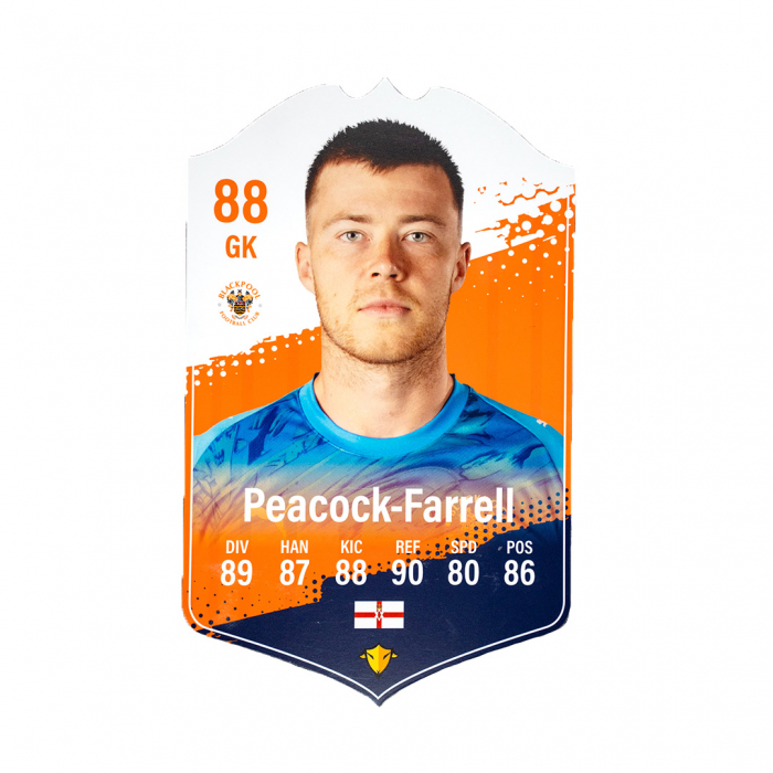 Peacock-Farrell A3 Player Card 25-26