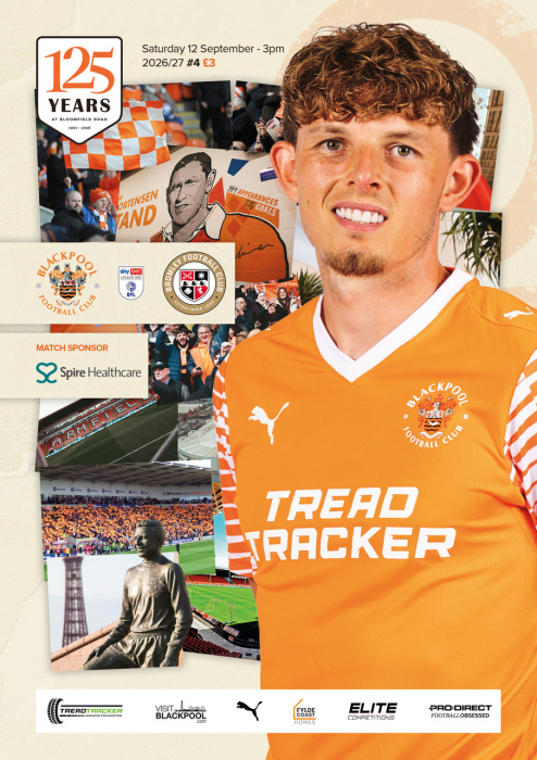 Programme Blackpool FC v Bromley FC