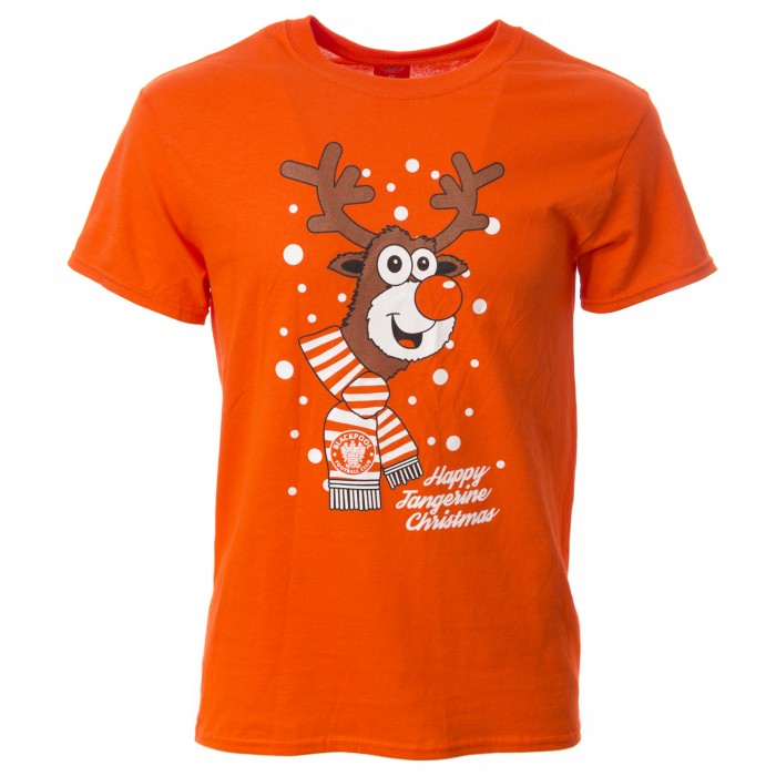 Xmas Adult T Shirt Rudolph Print